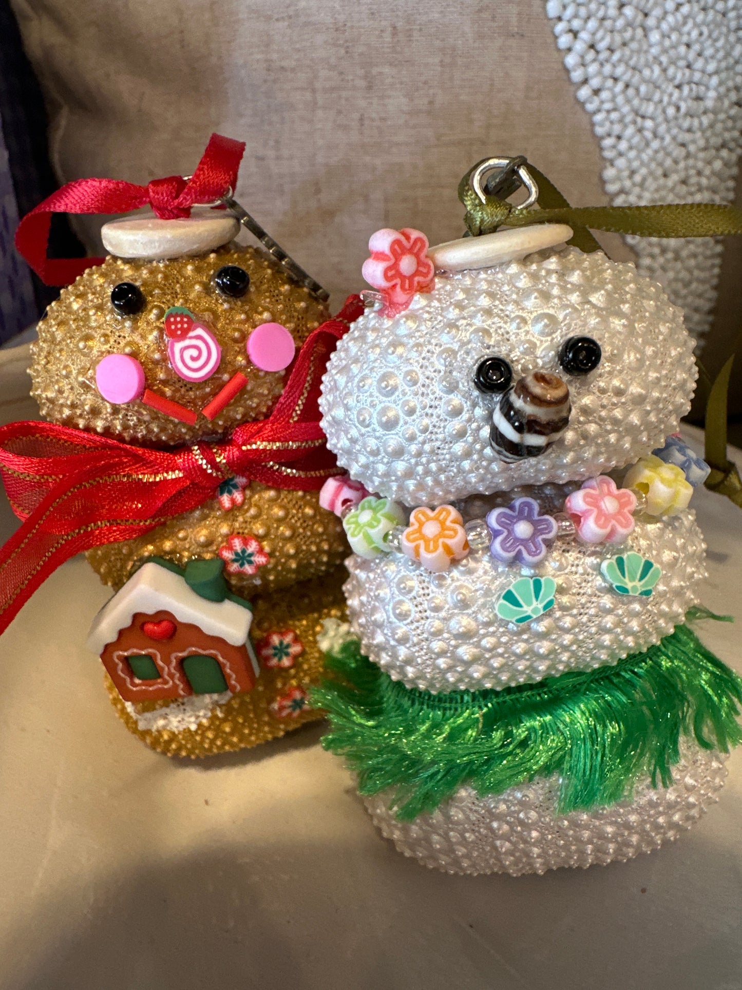 Sea Urchin Snowman