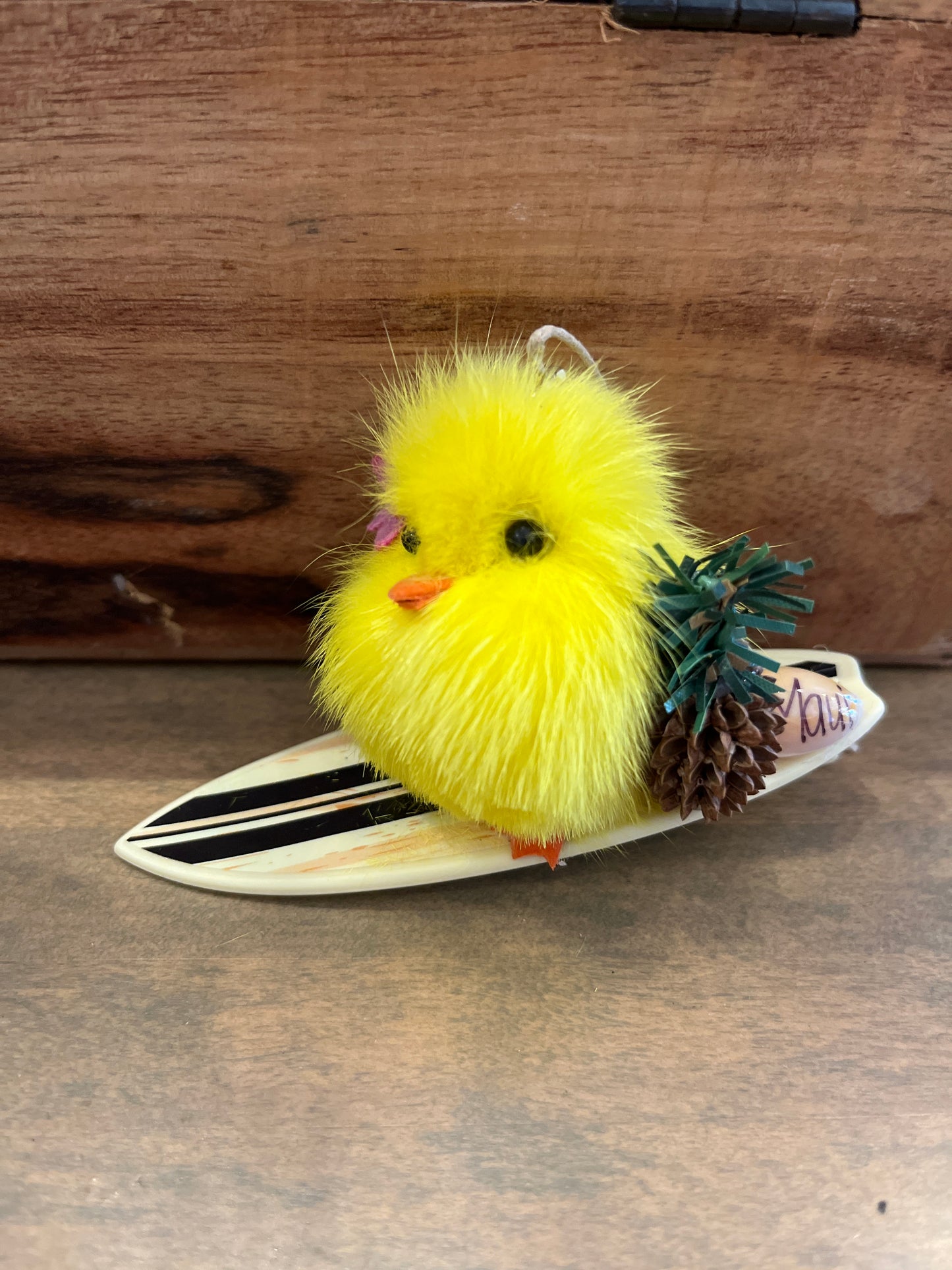 Surfing Chick Ornament