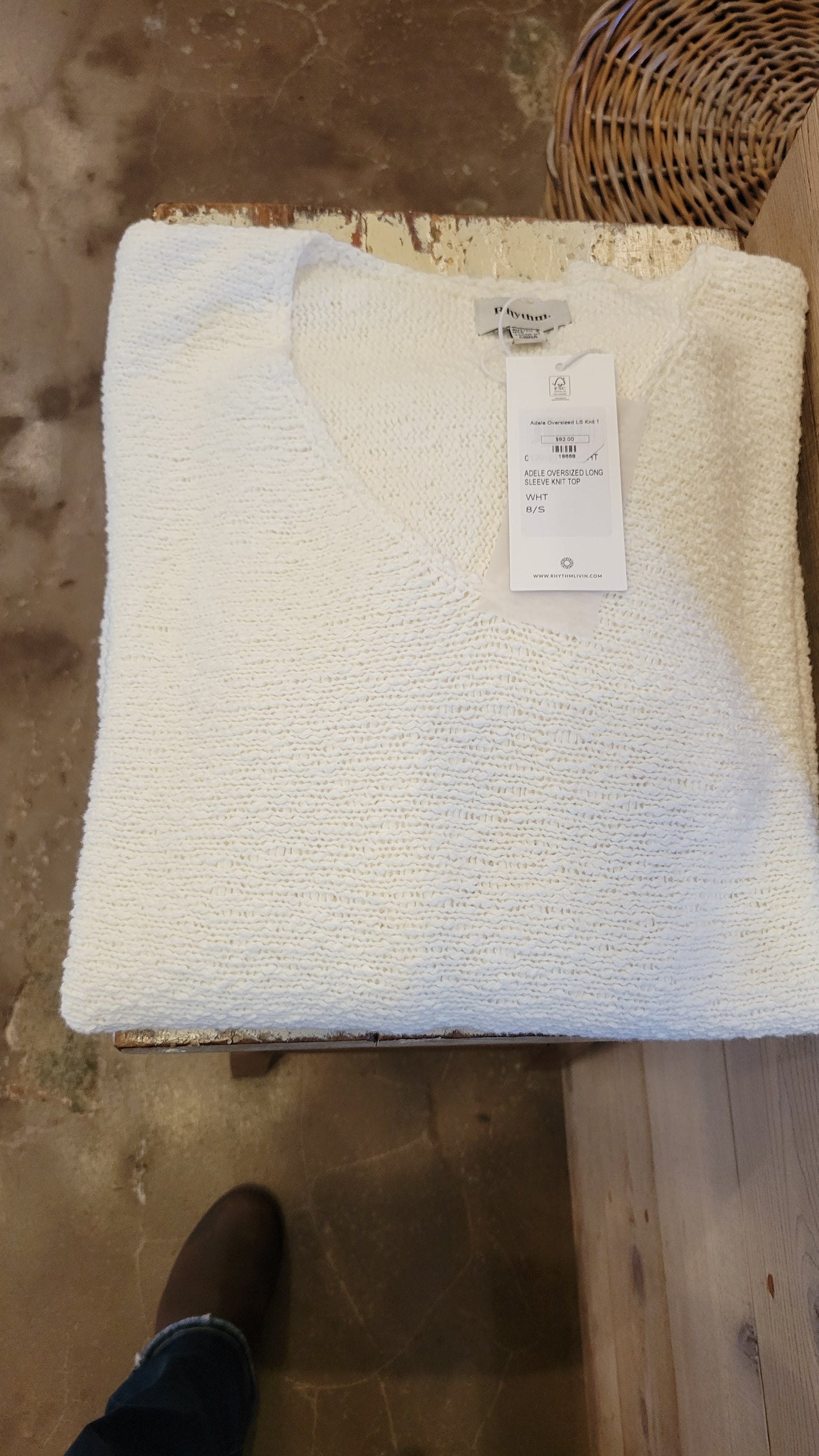 Adele Oversized LS Knit Top