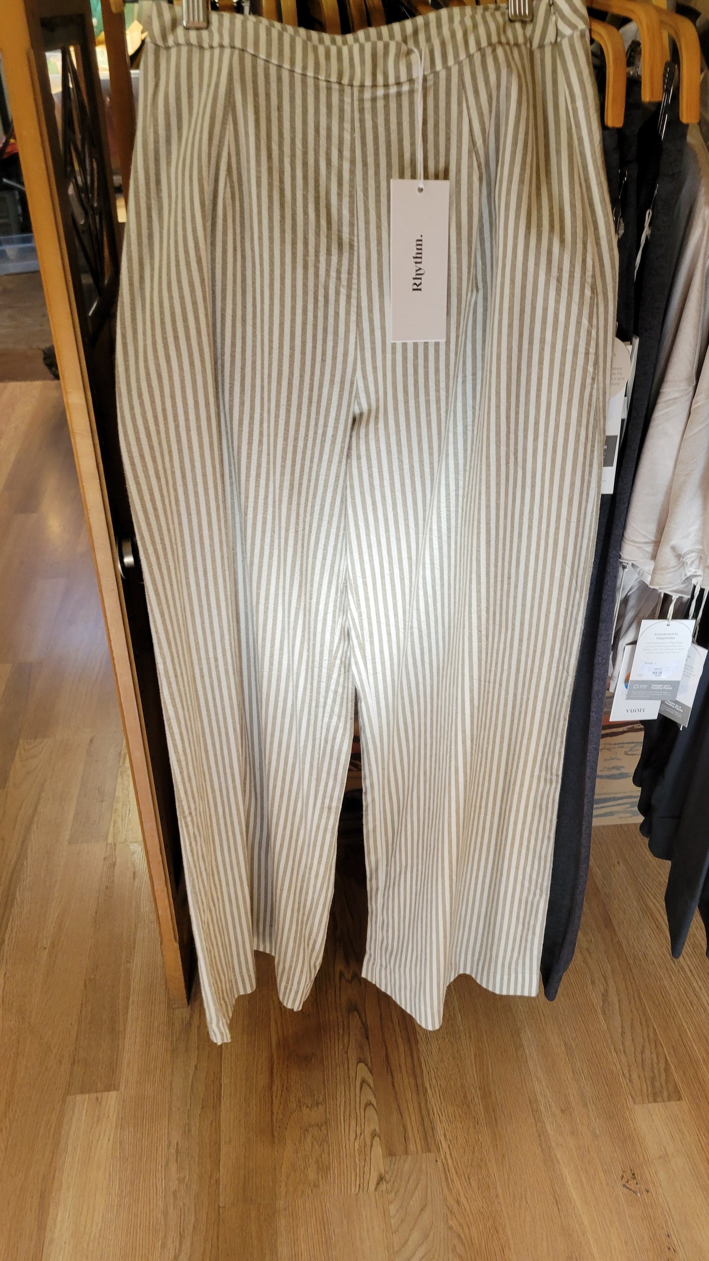 Valley Stripe Wide Leg Pant
