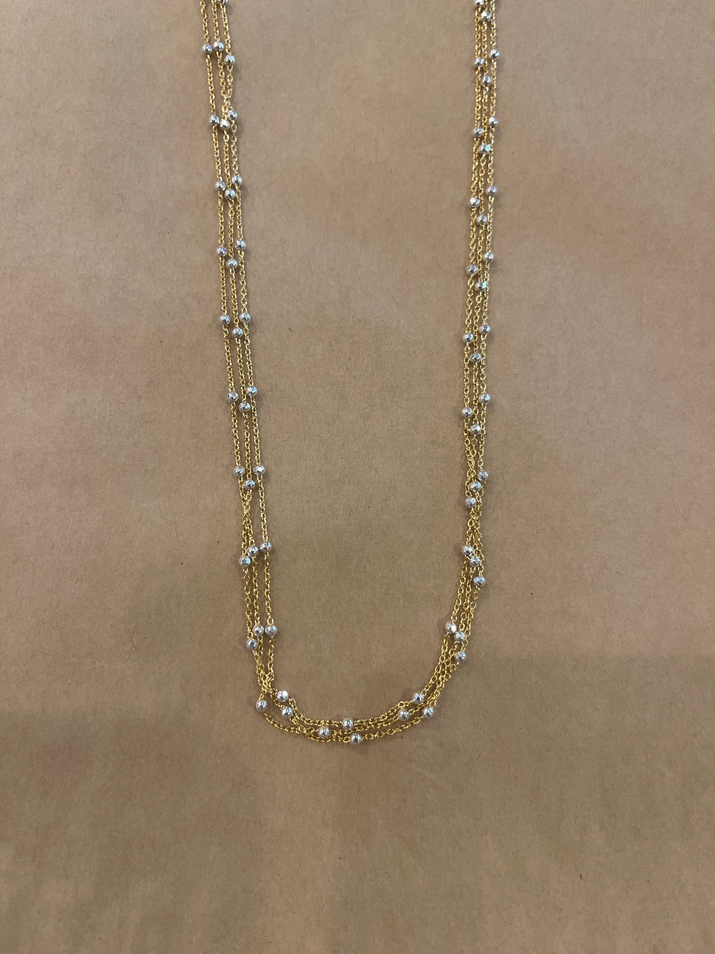 Cluster Necklace Gold/Silver