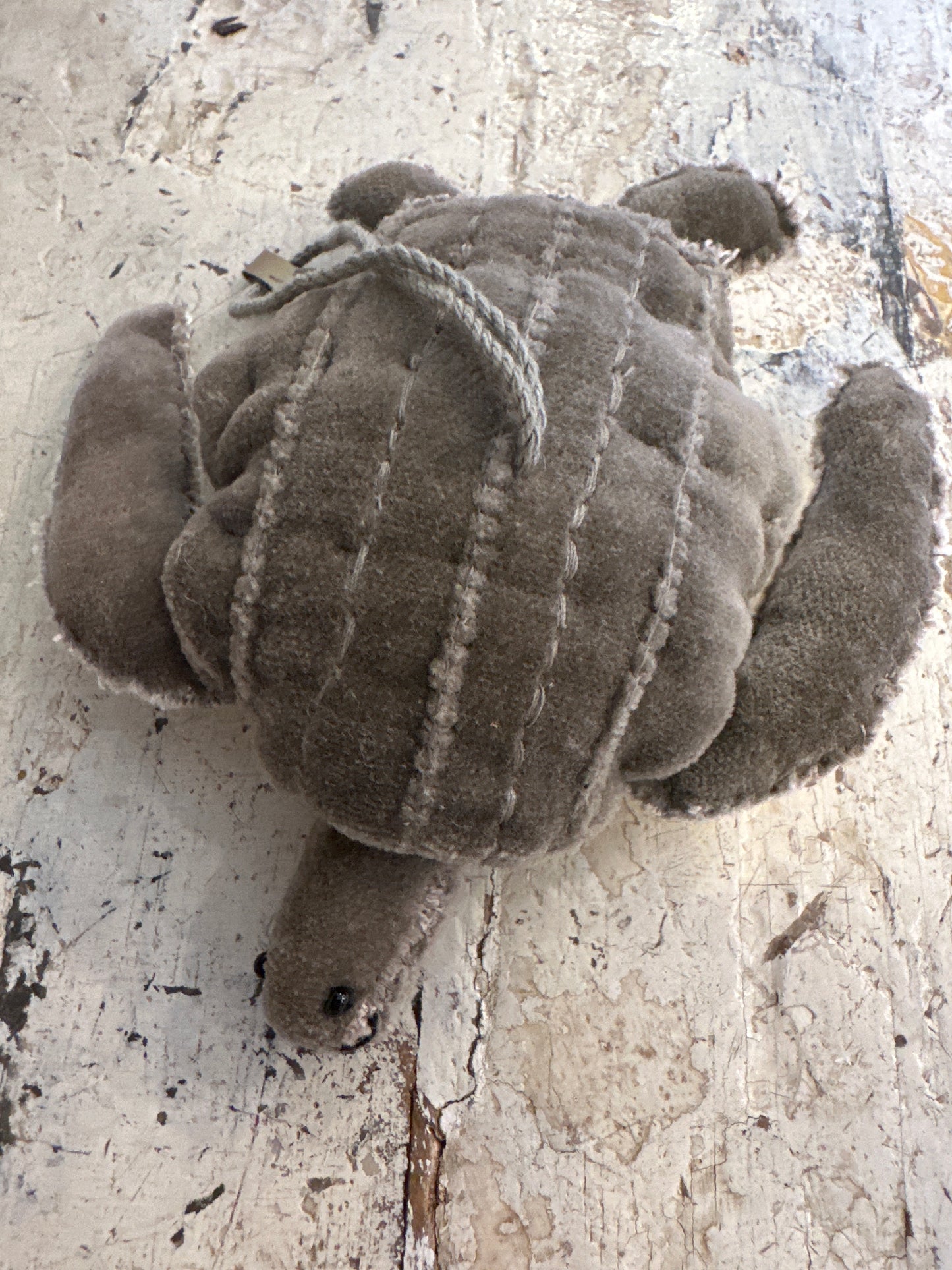 Cotton Velvet Sea Turtle Ornament