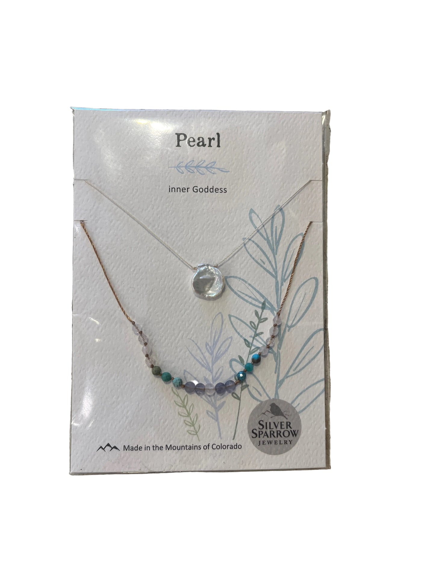 Drop Necklace w/Stones
