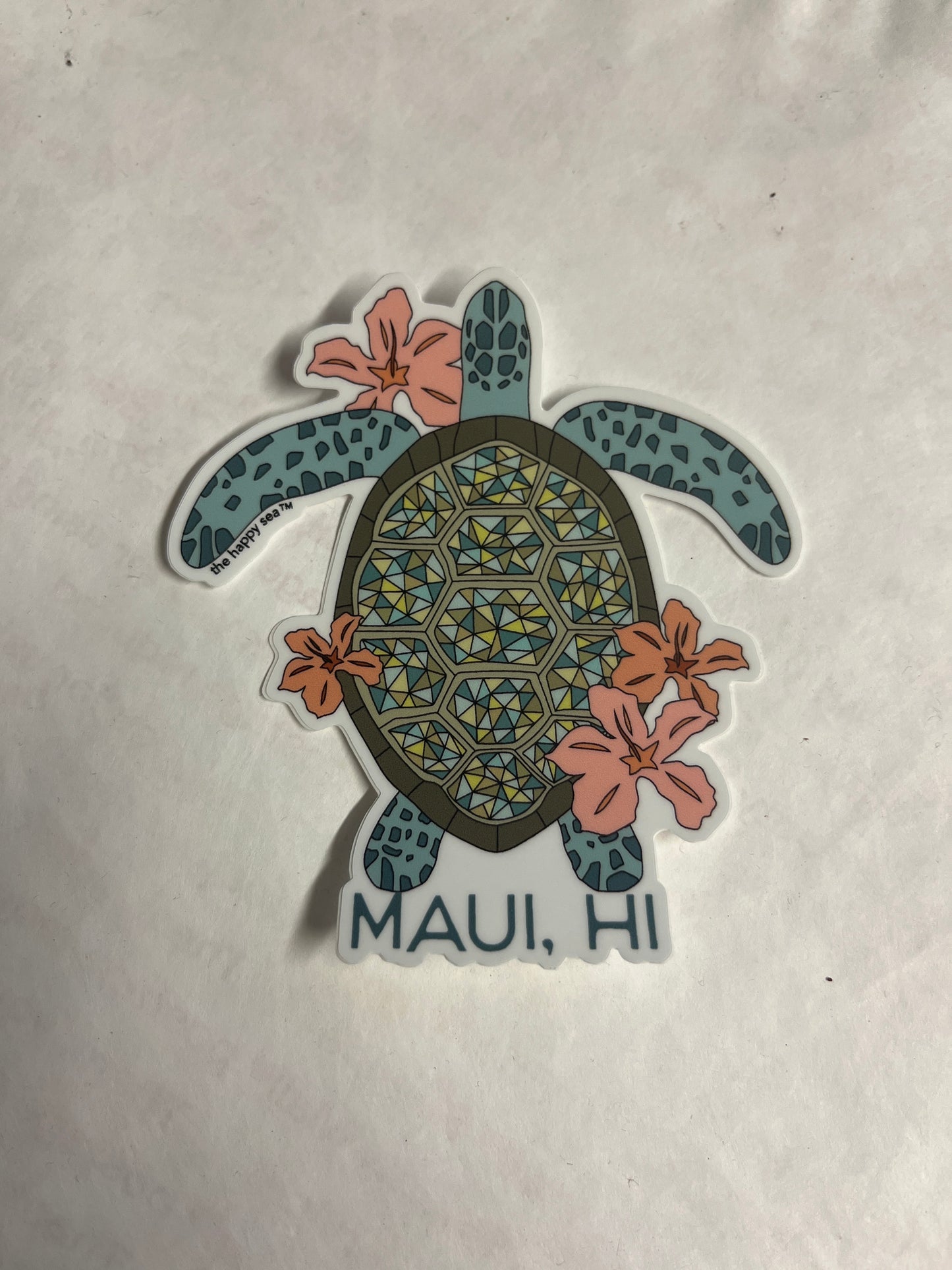 Maui Turtle Sticker