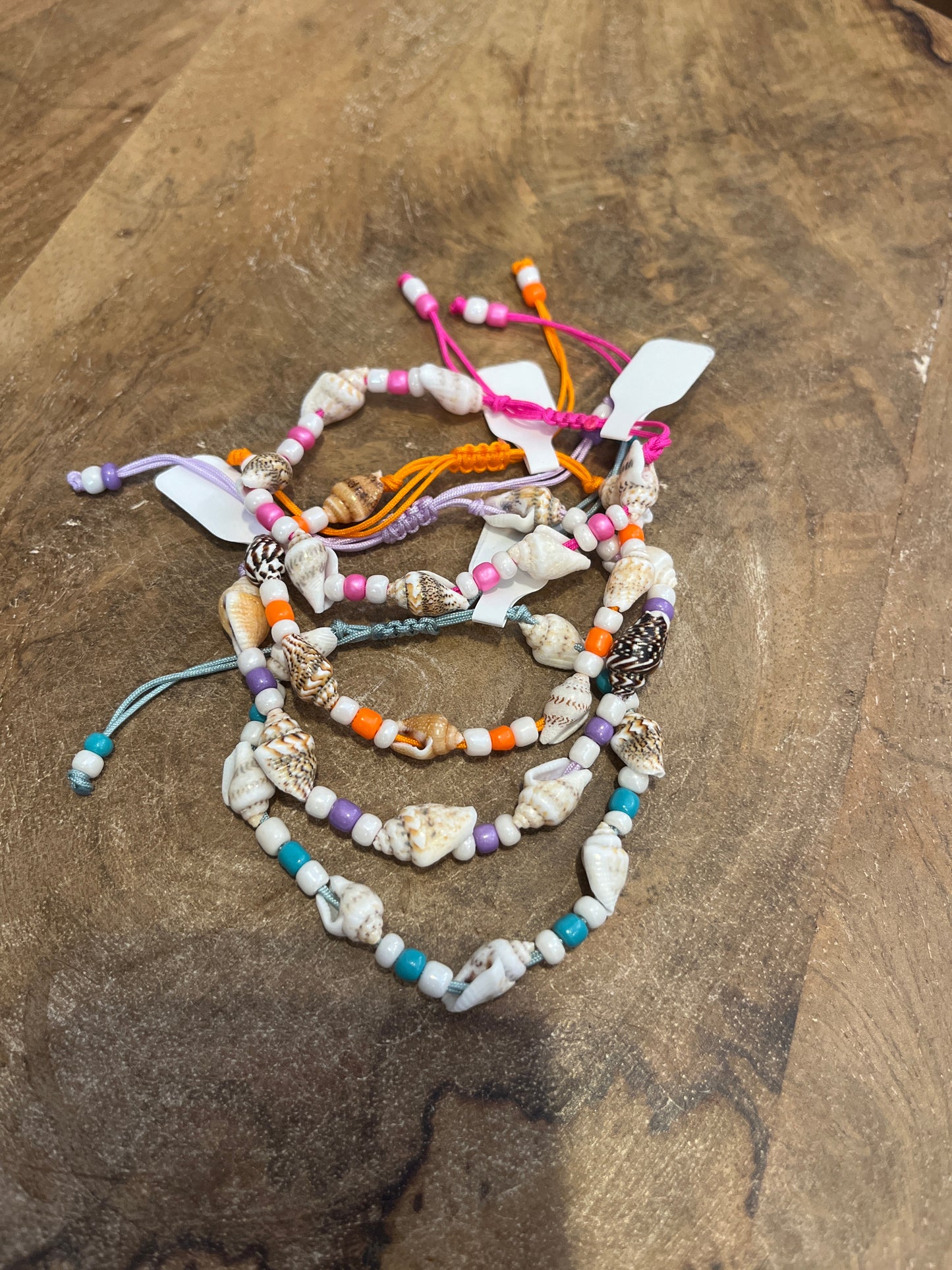 Beaded Shell Bracelet