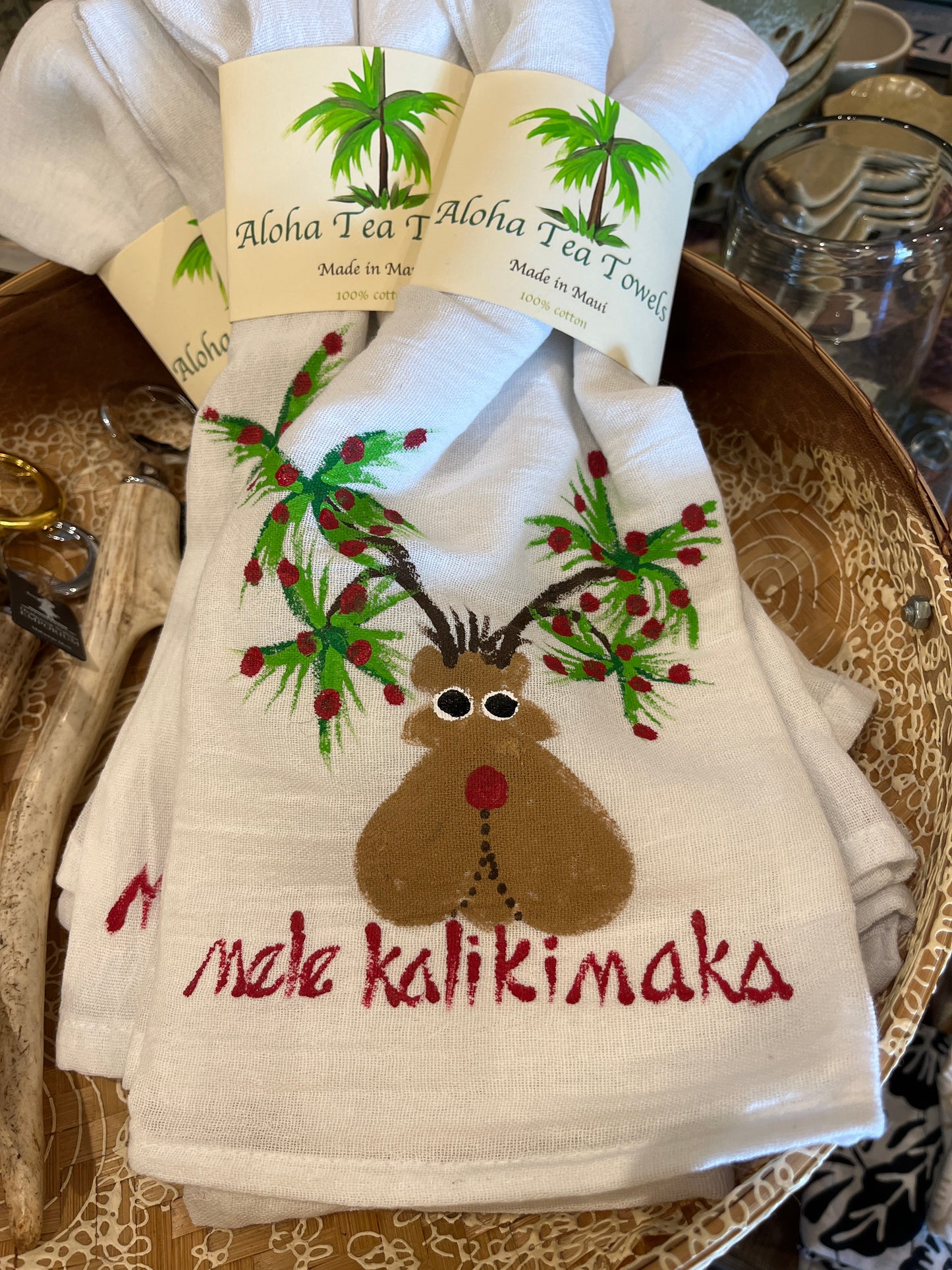 Mele Kalikimaka Tea Towel