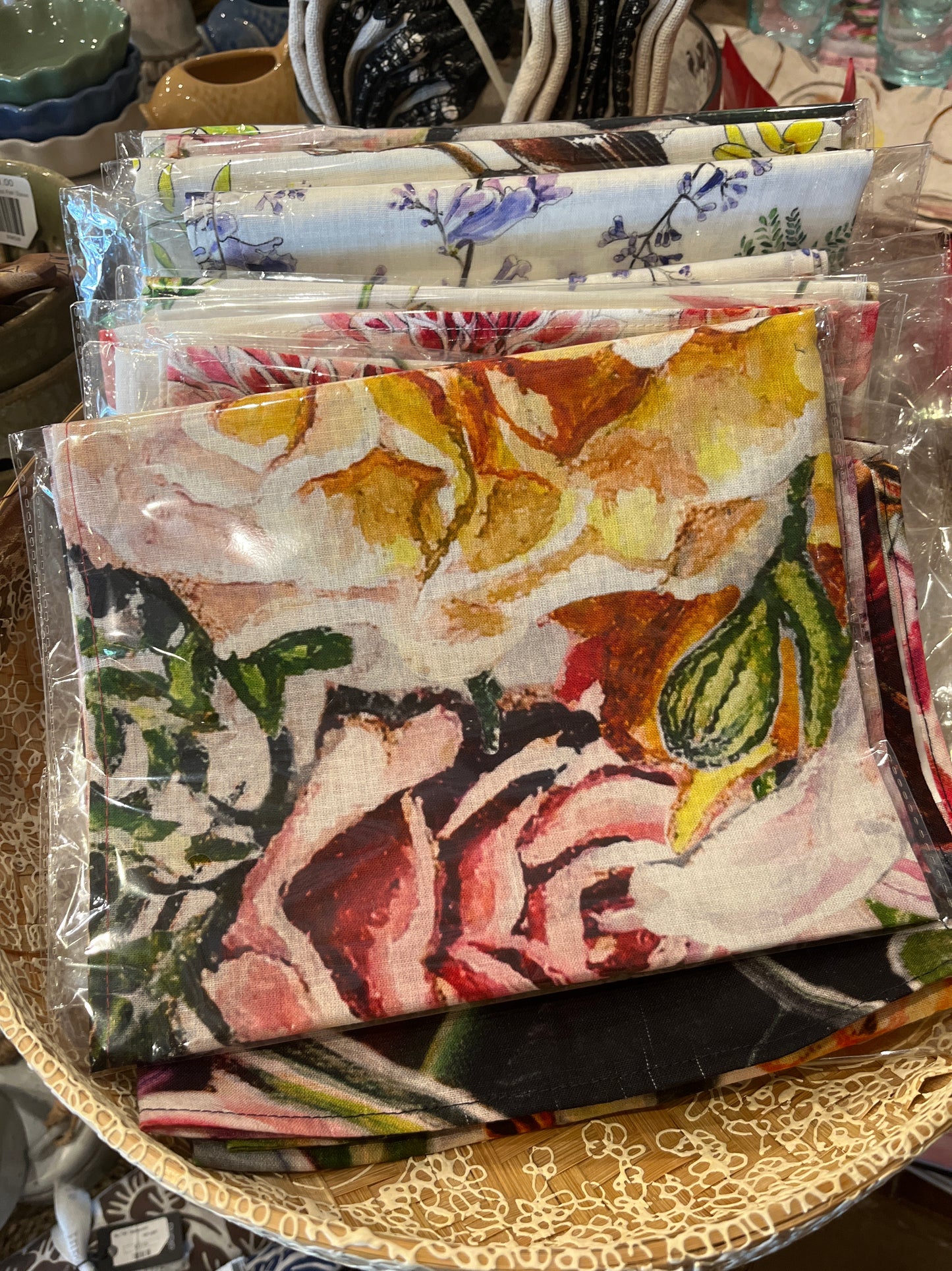Watercolor Tea Towel