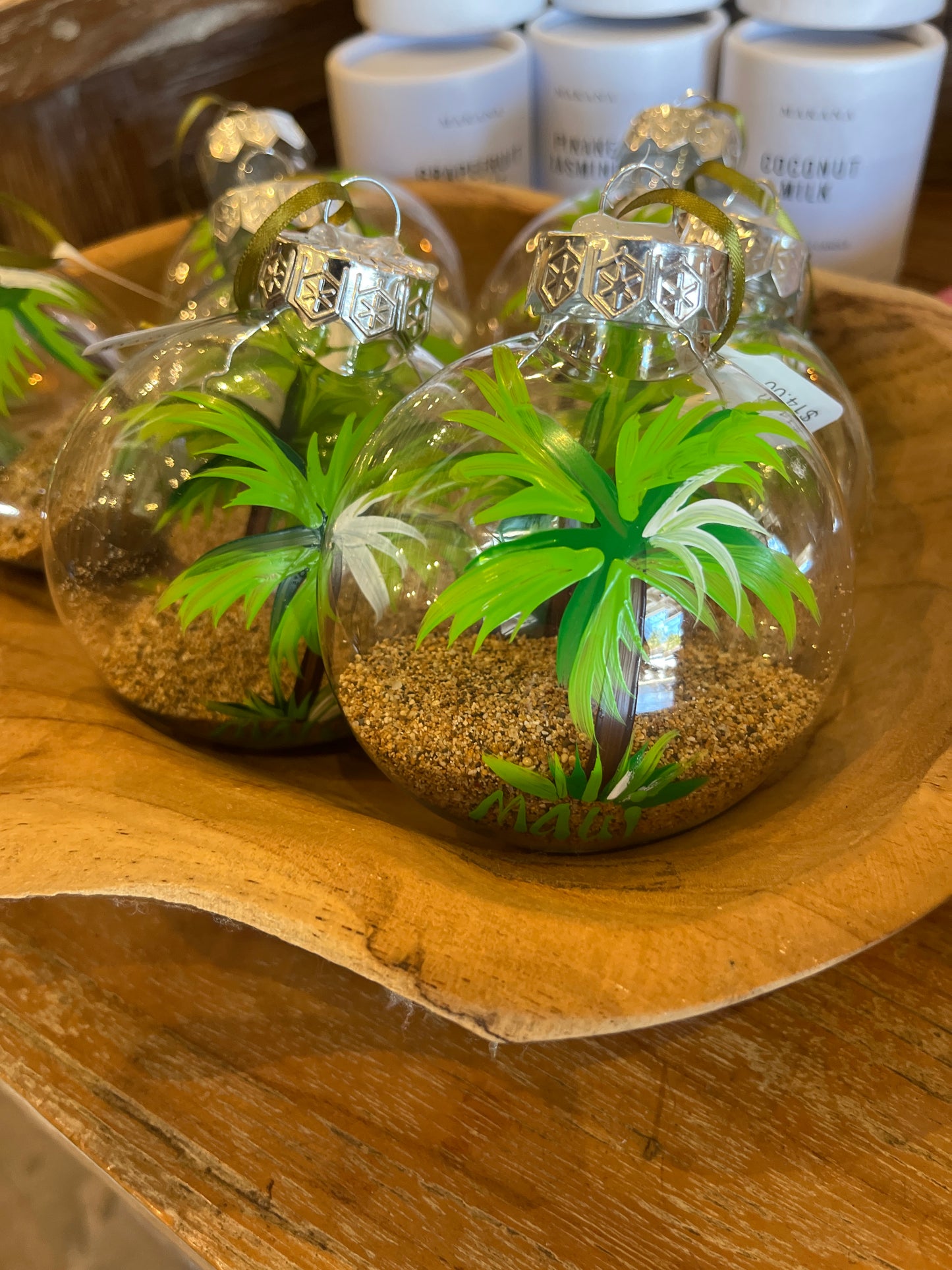 Palm Sand Filled Ornament