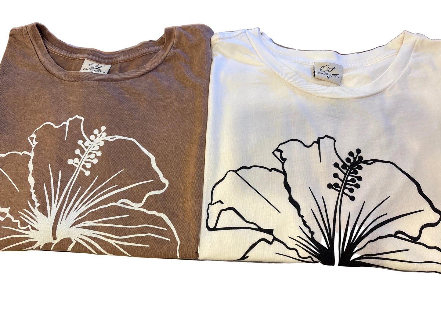 Hibiscus Aloha Cropped Tee