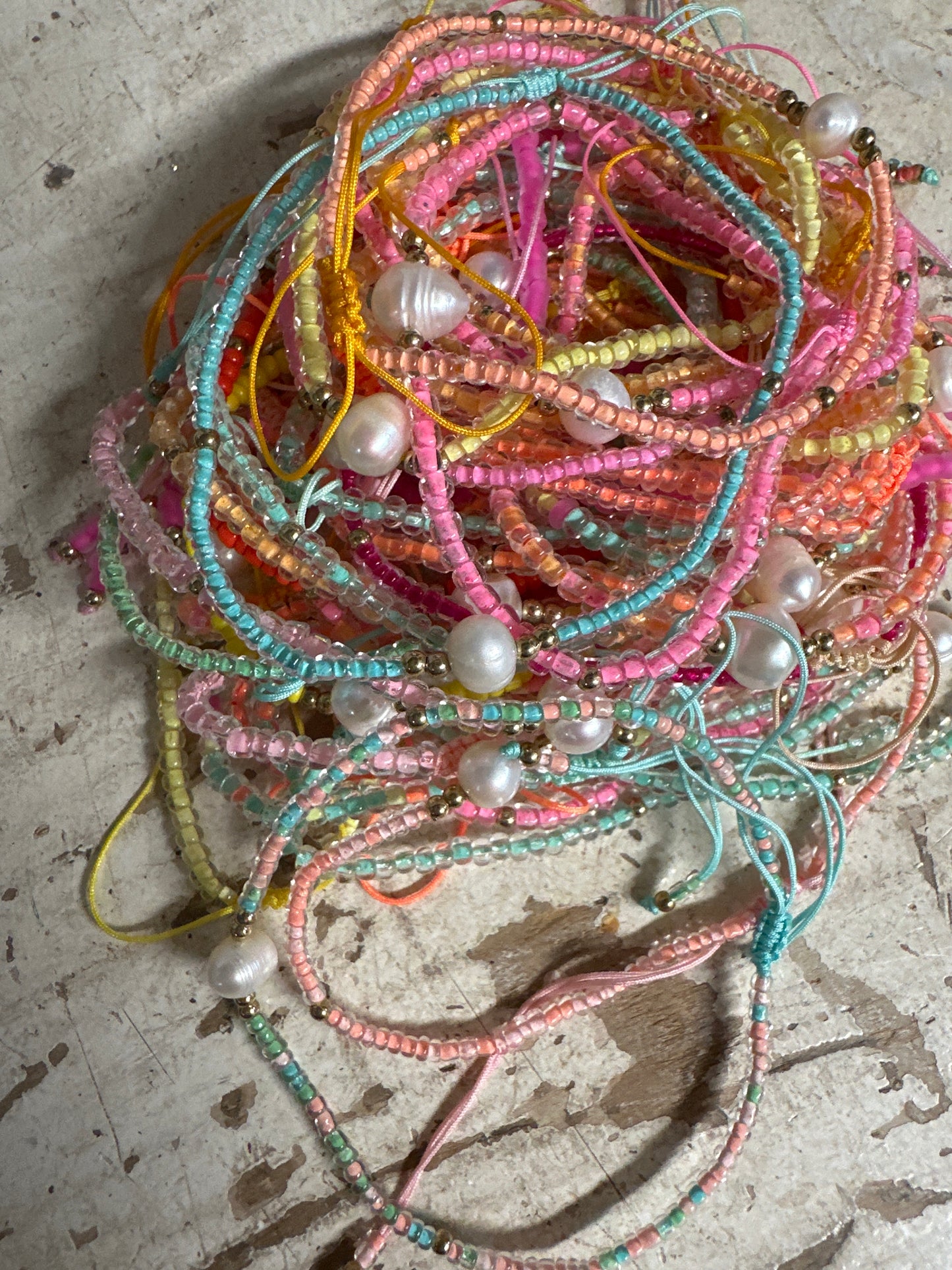 Pearl Bead Bracelet / Anklet