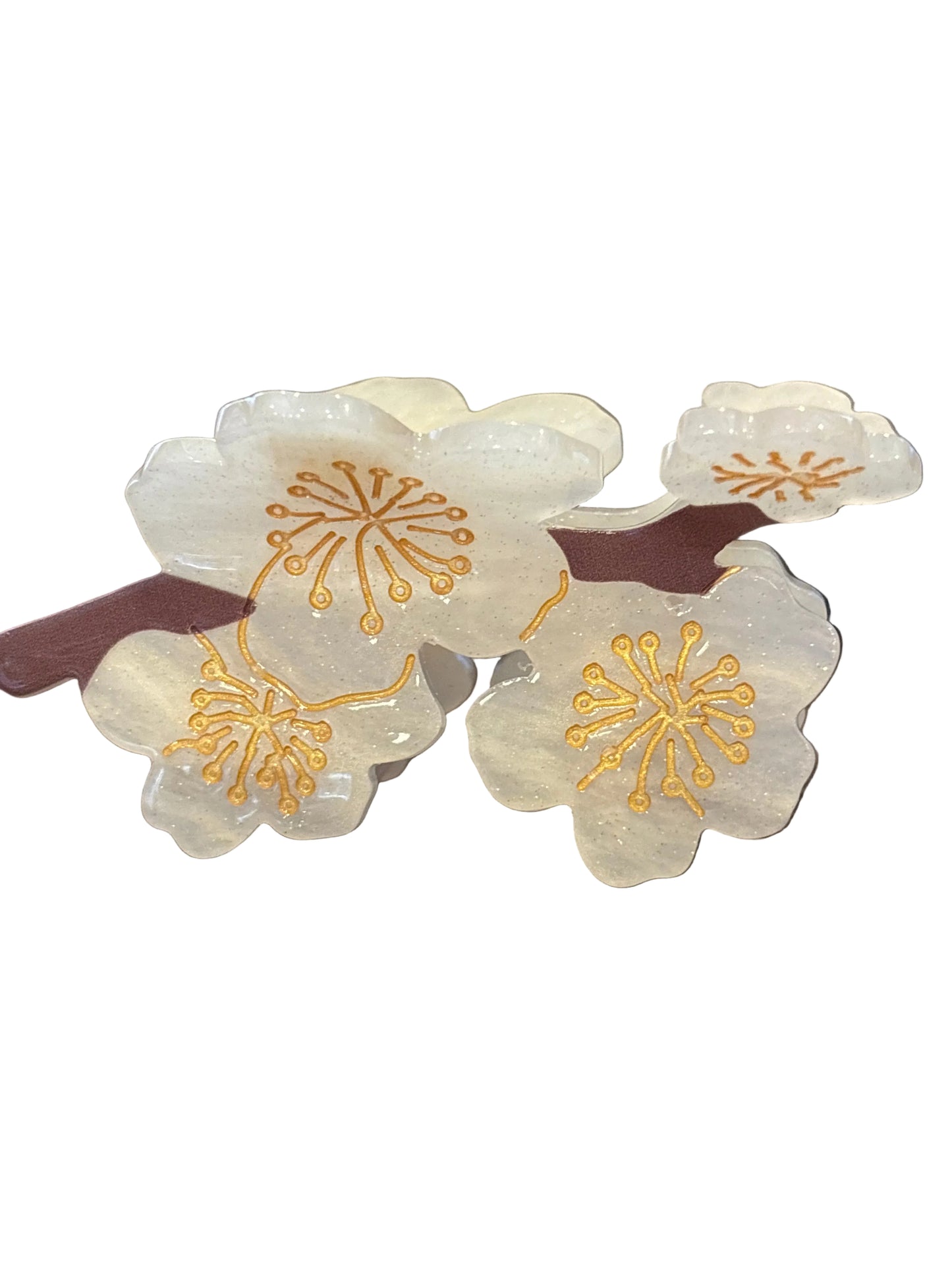 Cherry Blossom Hair Clip