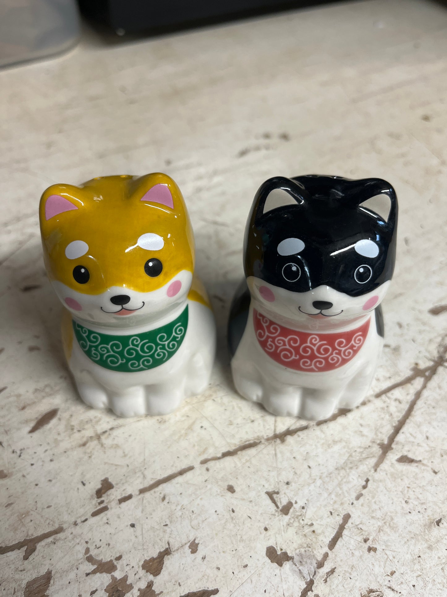 Shiba Inu Salt & Pepper Shaker Set