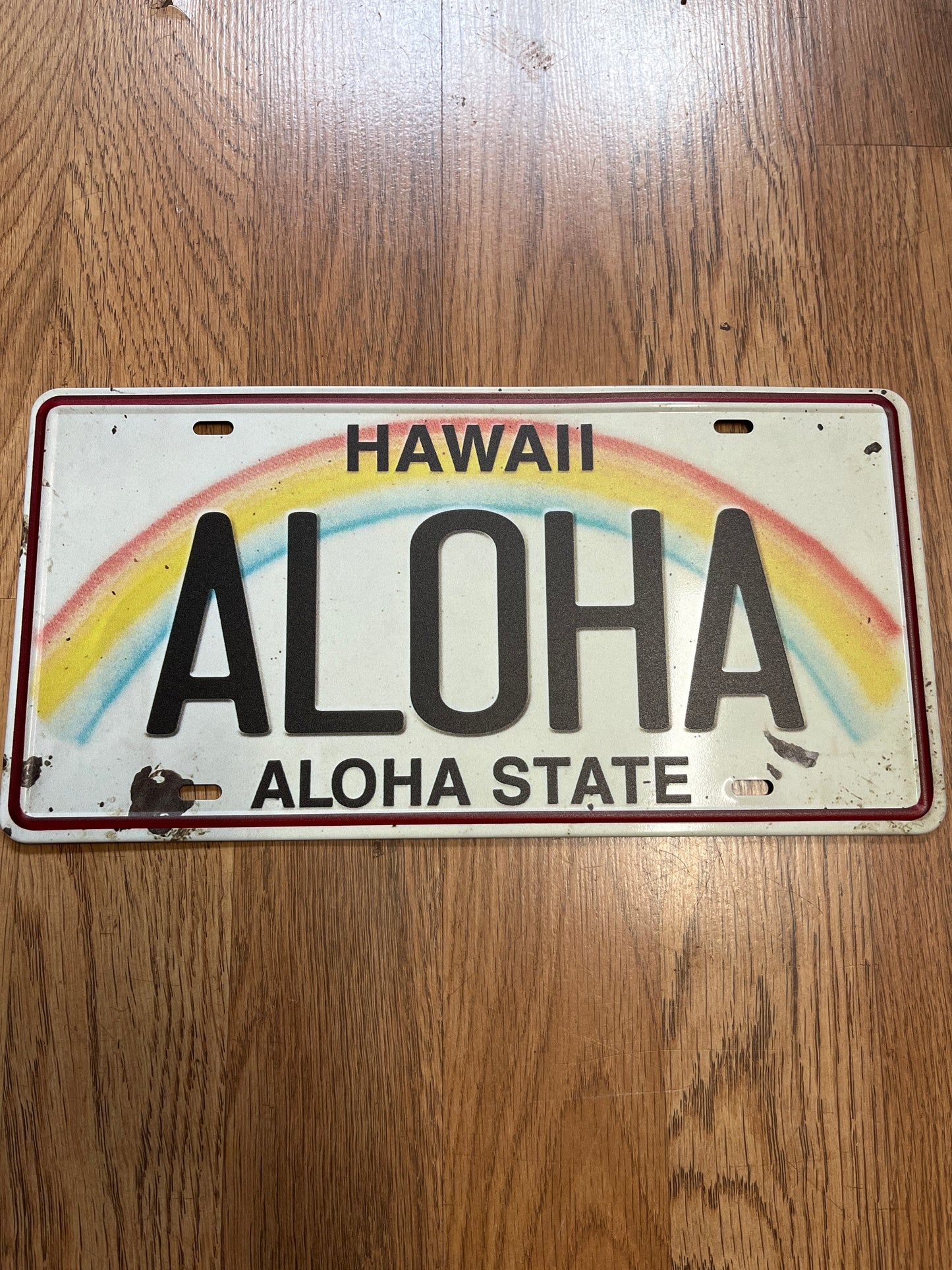 Aloha License Plate