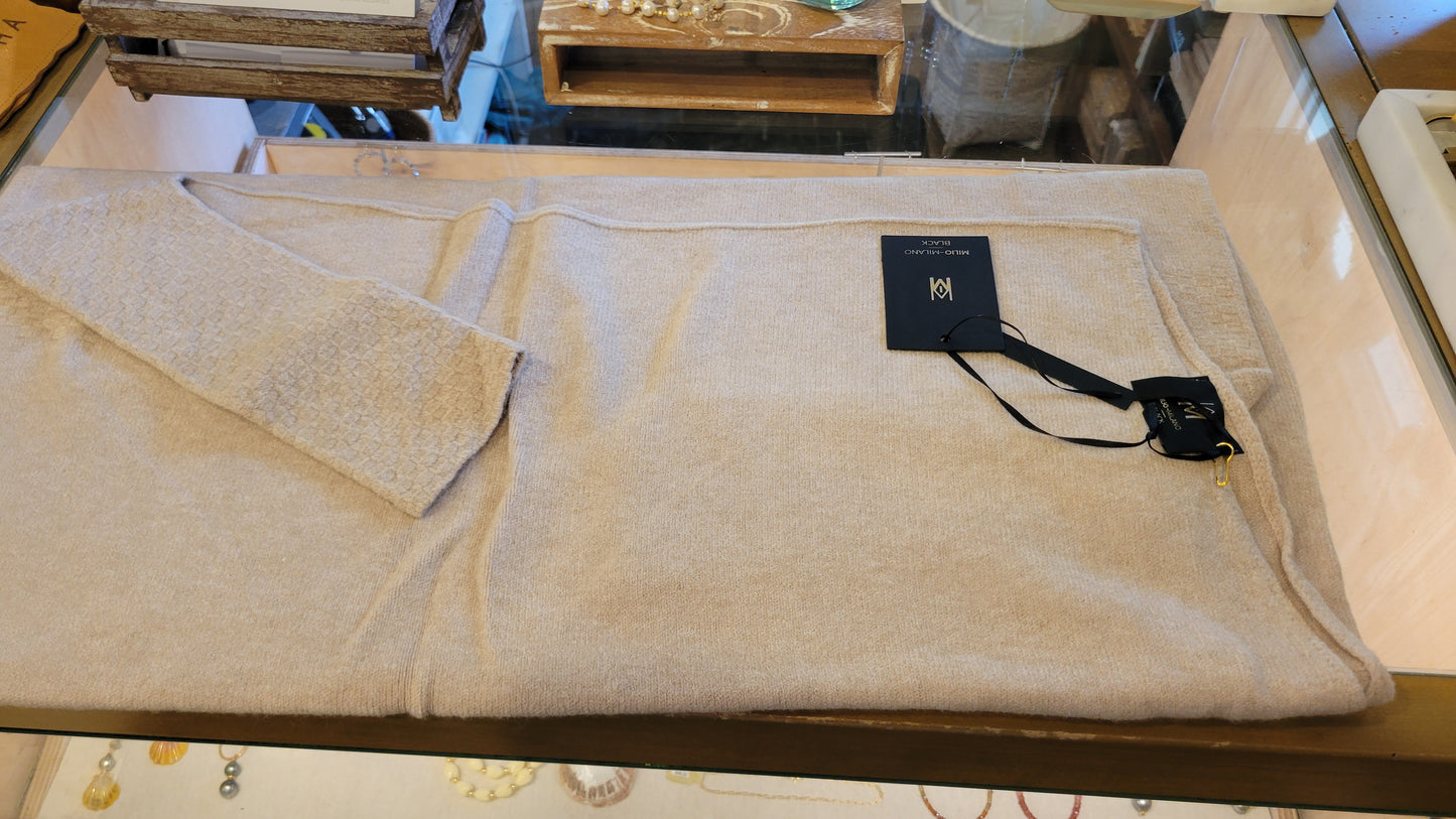 Italian Knit Asymmetric Sweater