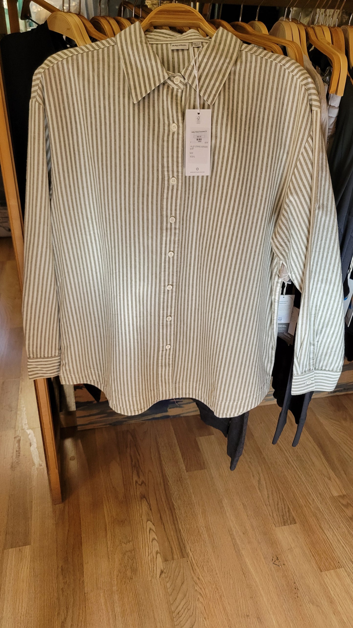 Valley Stripe Oversized Shirt