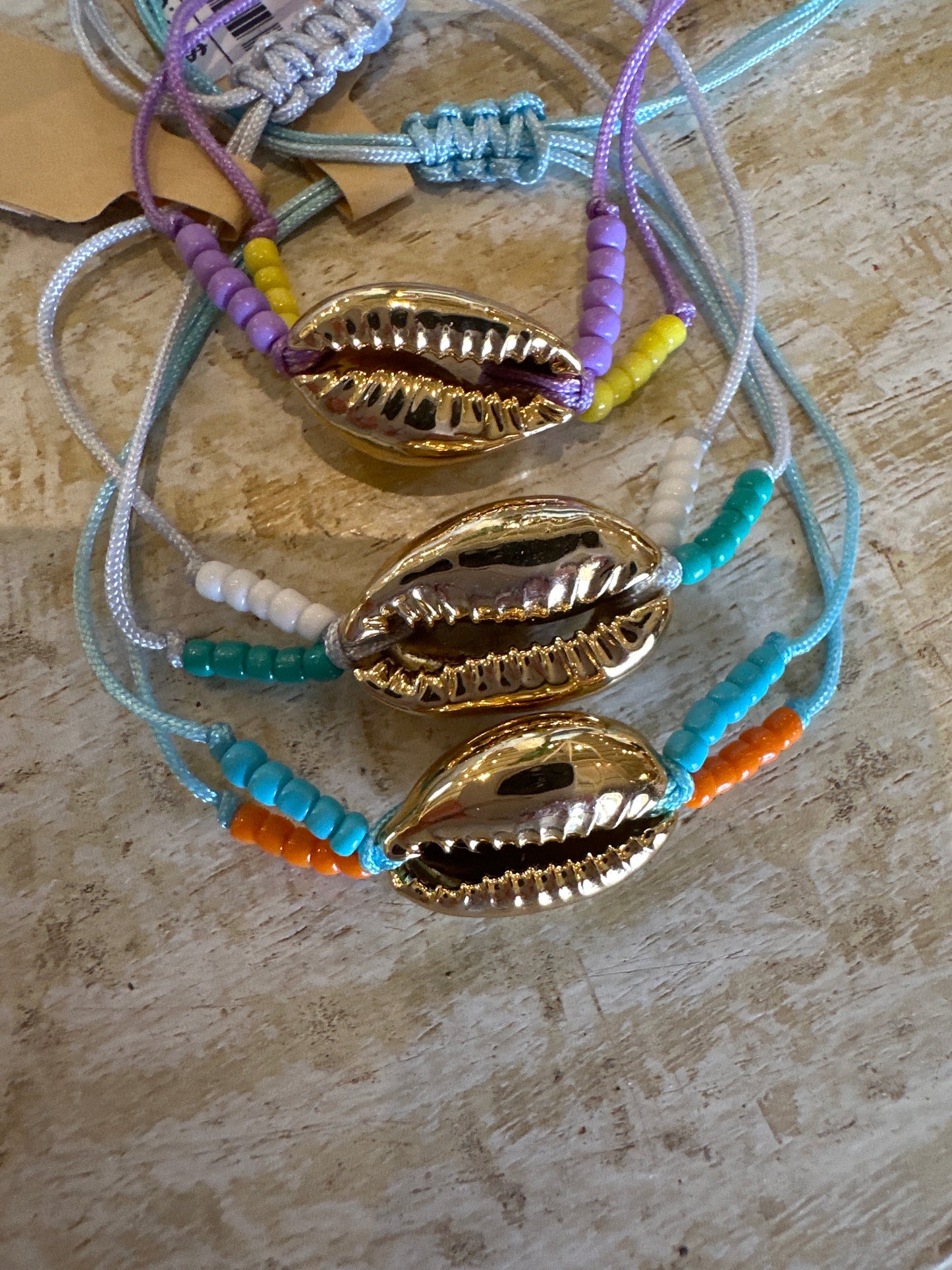 Bead Shell Bracelet
