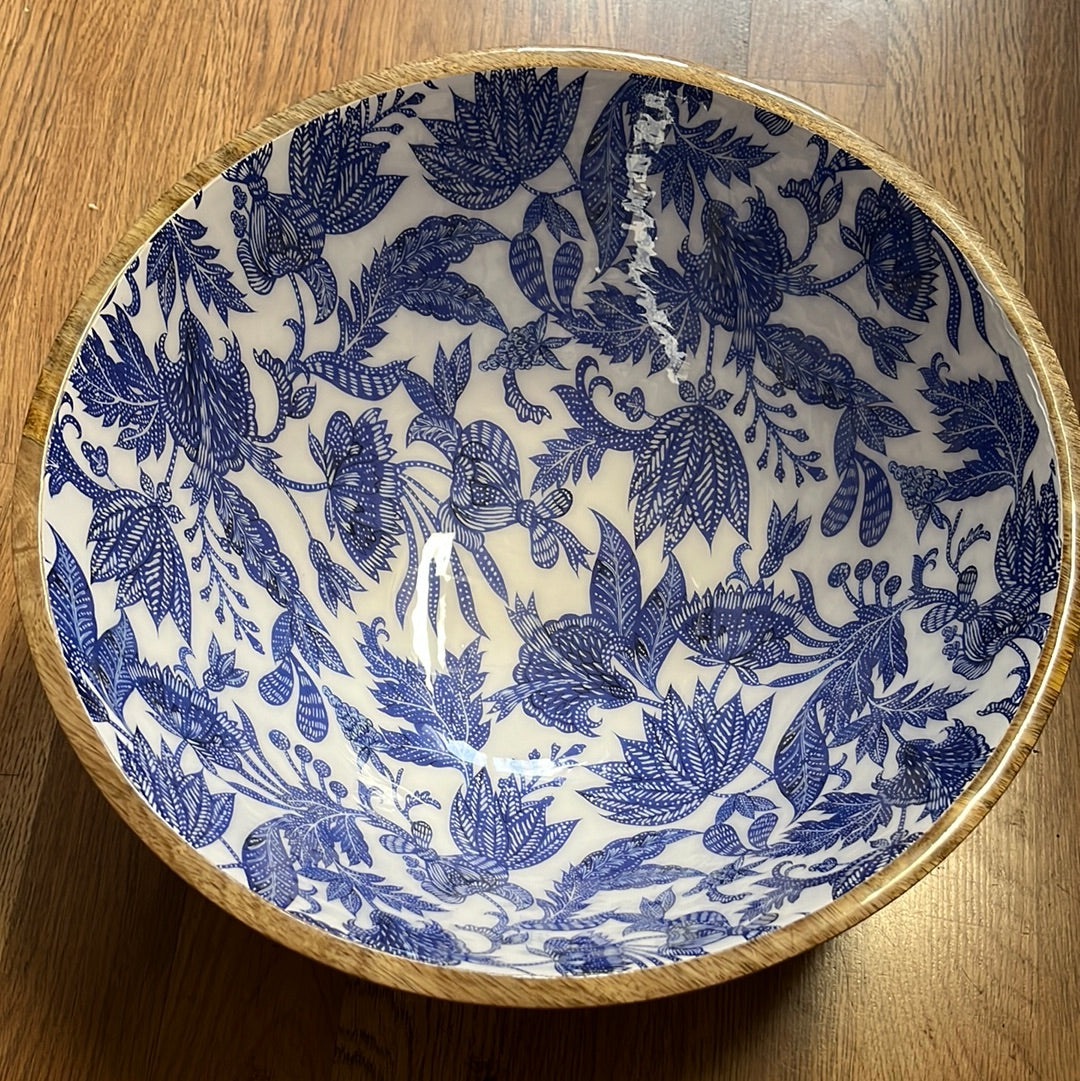 Blue Batik Bowl Large