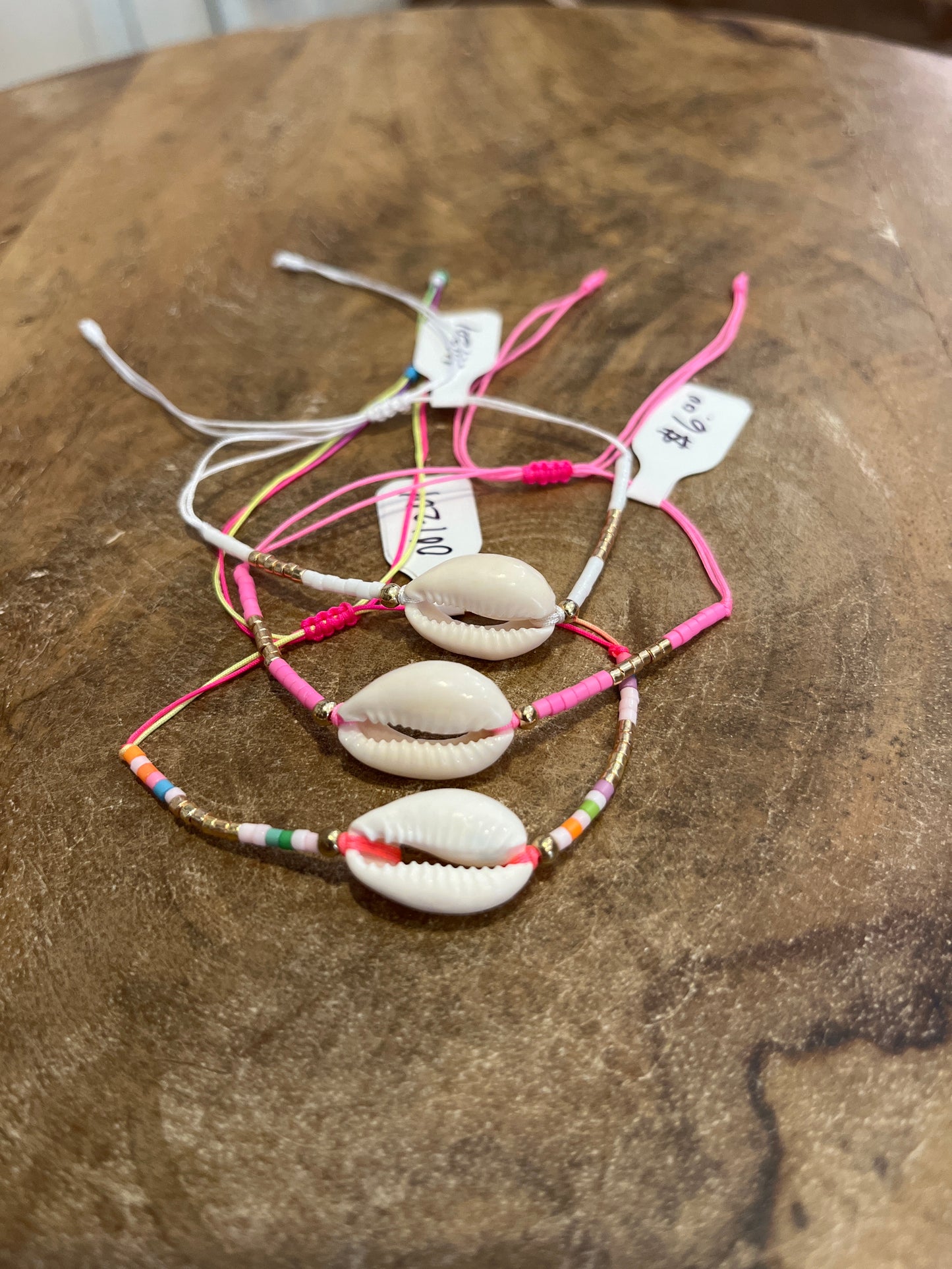 Beaded Cowrie Bracelet