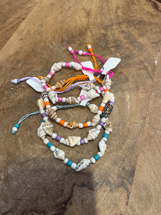 Beaded Shell Bracelet