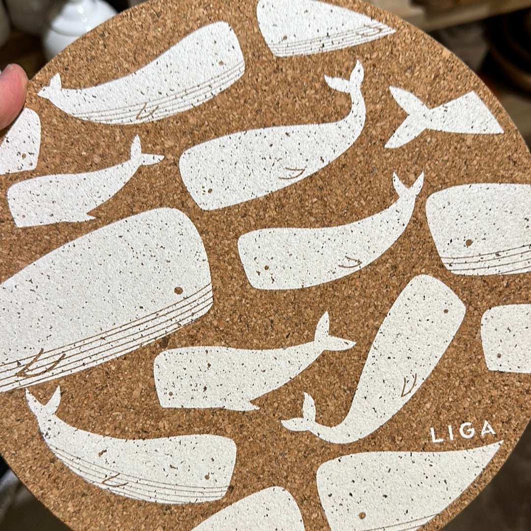 Whale Cork Placemat