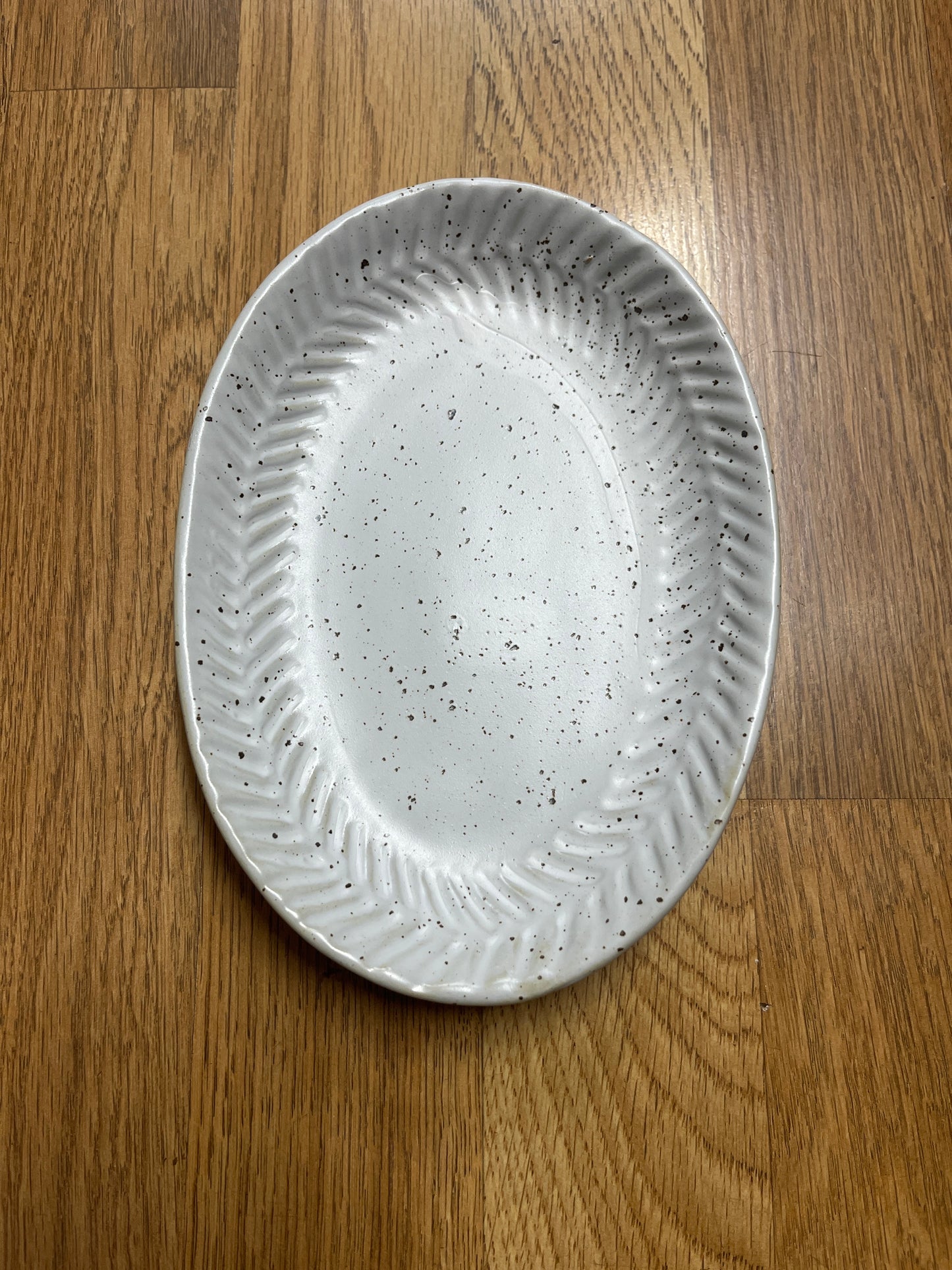 Stoneware Oval Plate
