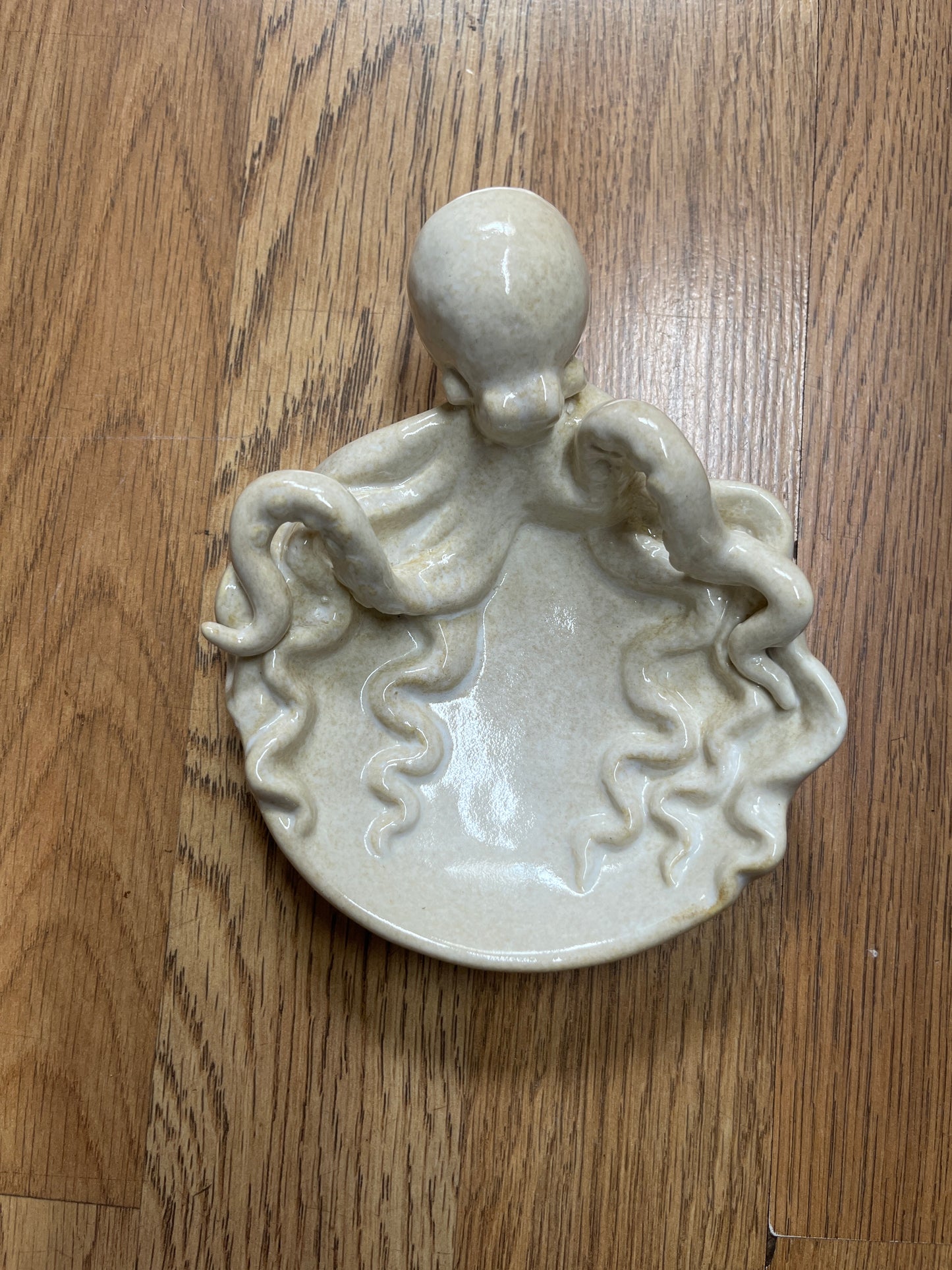 Stoneware Octopus Dish
