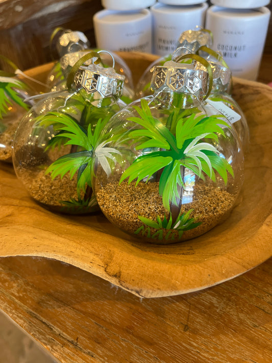 Palm Sand Filled Ornament