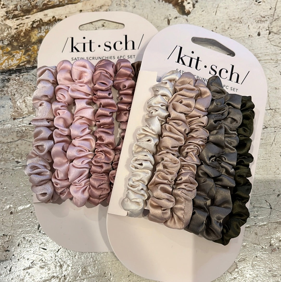 Ultra Petite Satin Scrunchies