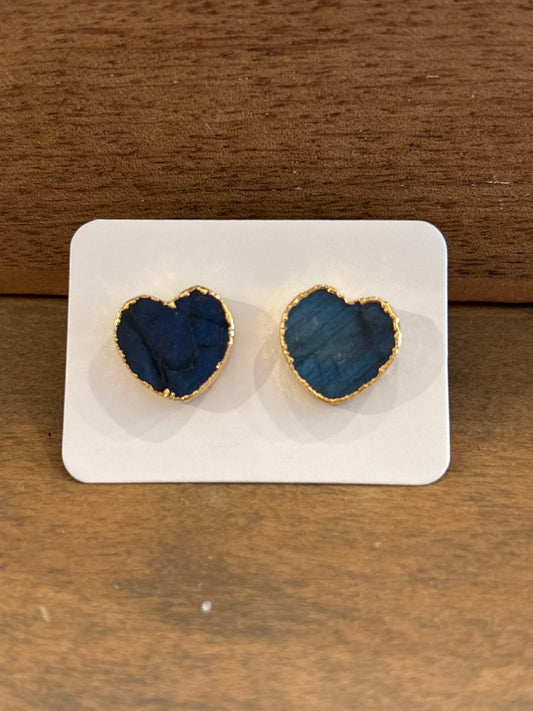 Chunky Heart Studs