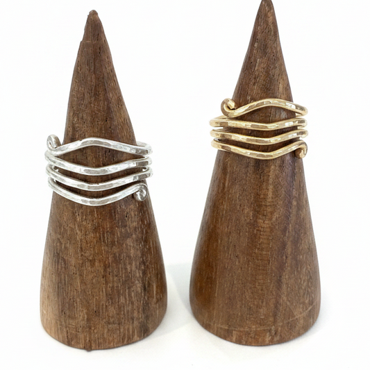 3 Spiral Wave Ring-SS/GF