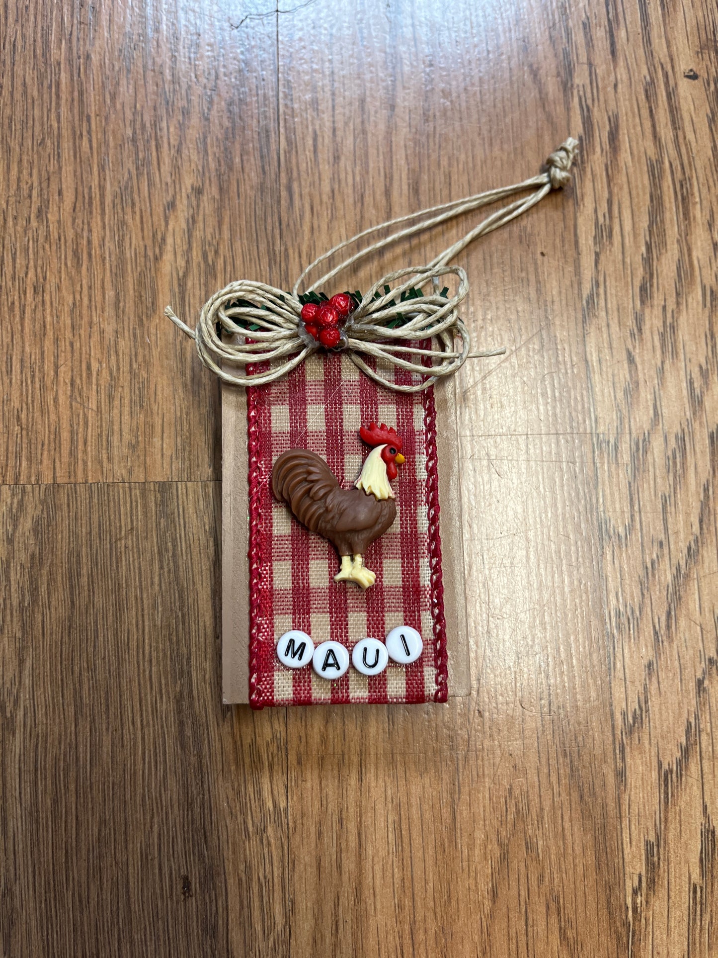Maui Rooster Ornament