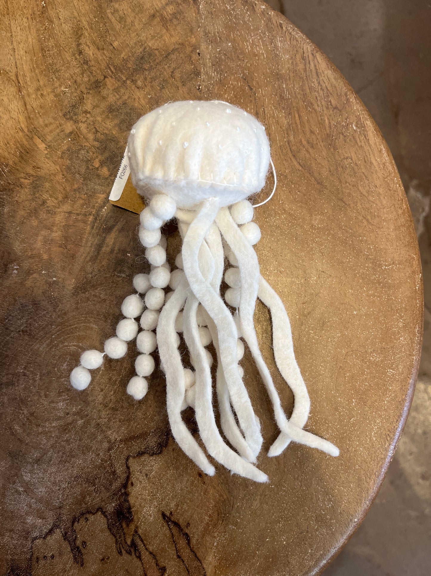 Jelly Fish Felt Ornament