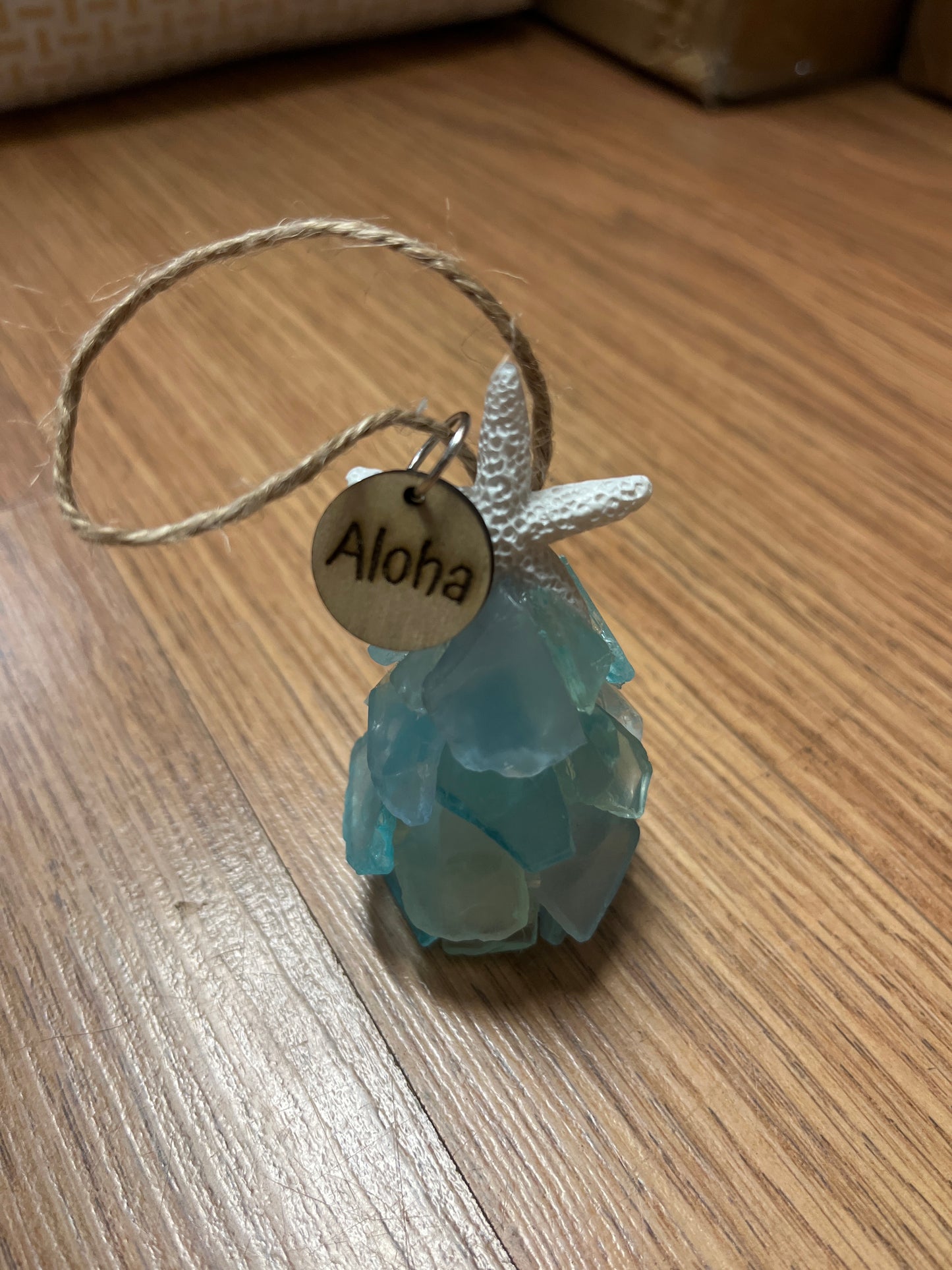 Seaglass Tree 3D Ornament
