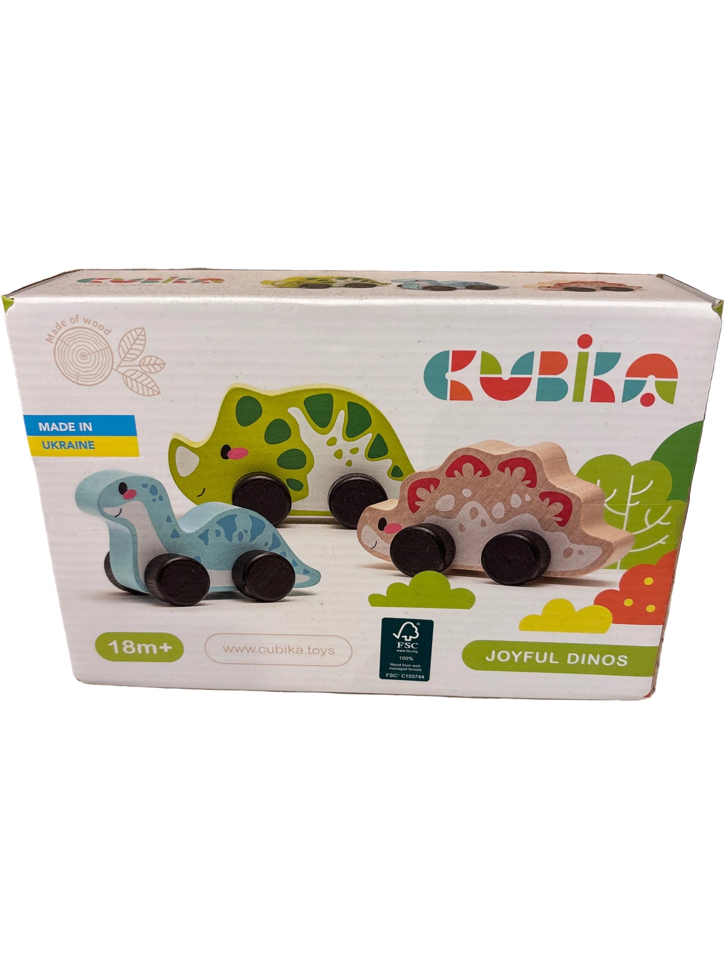 Wooden Joyful Dinos Set
