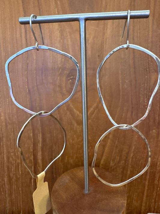 Organic Double Hoops SS