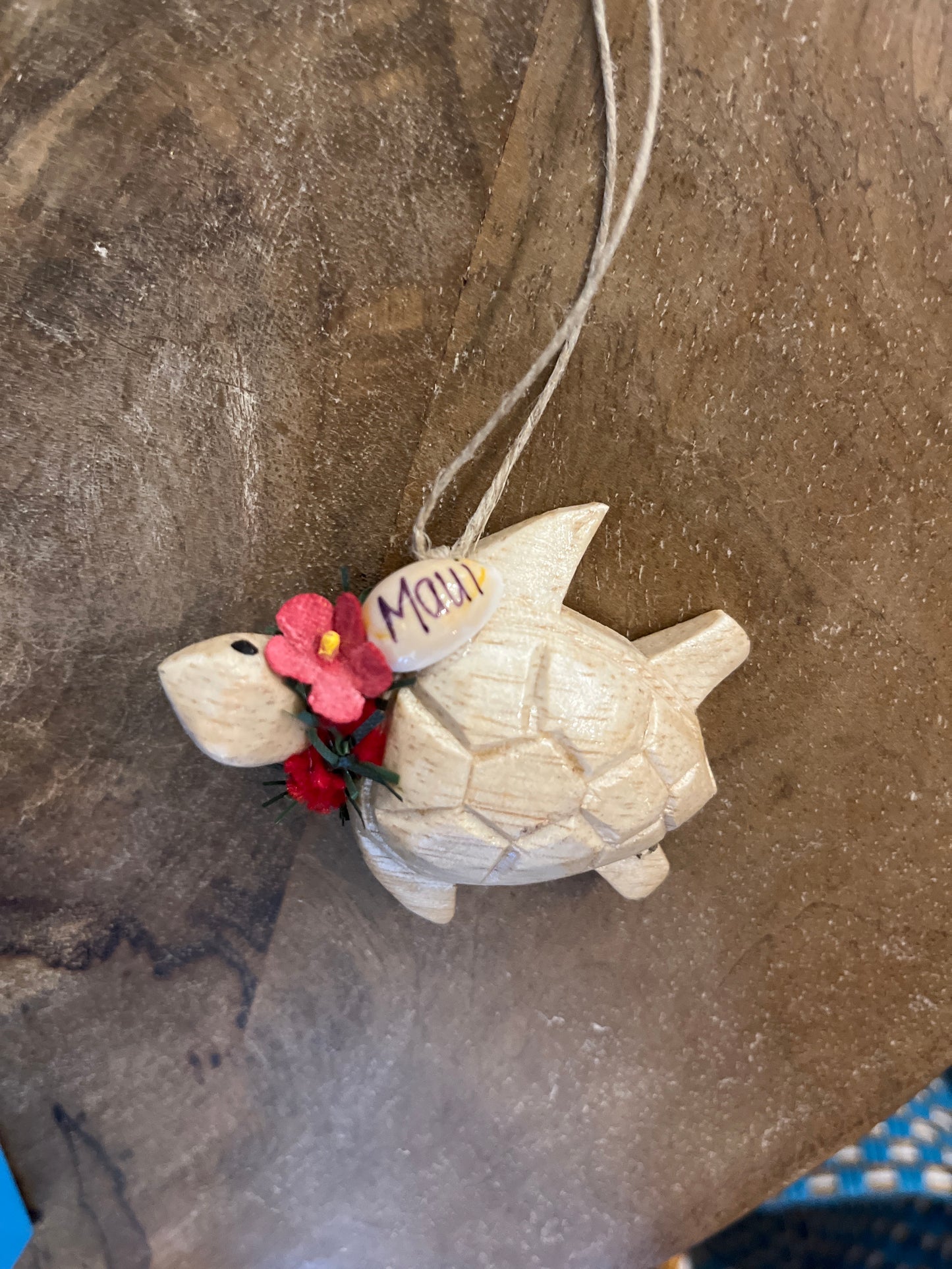 Blonde Xmas Honu Ornament