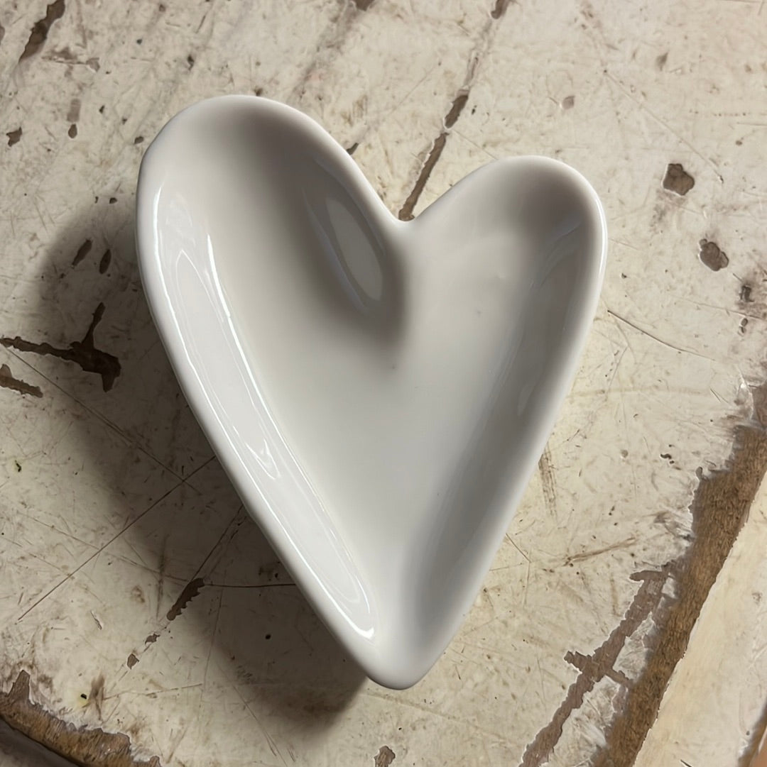 Ceramic Heart Ring Dish
