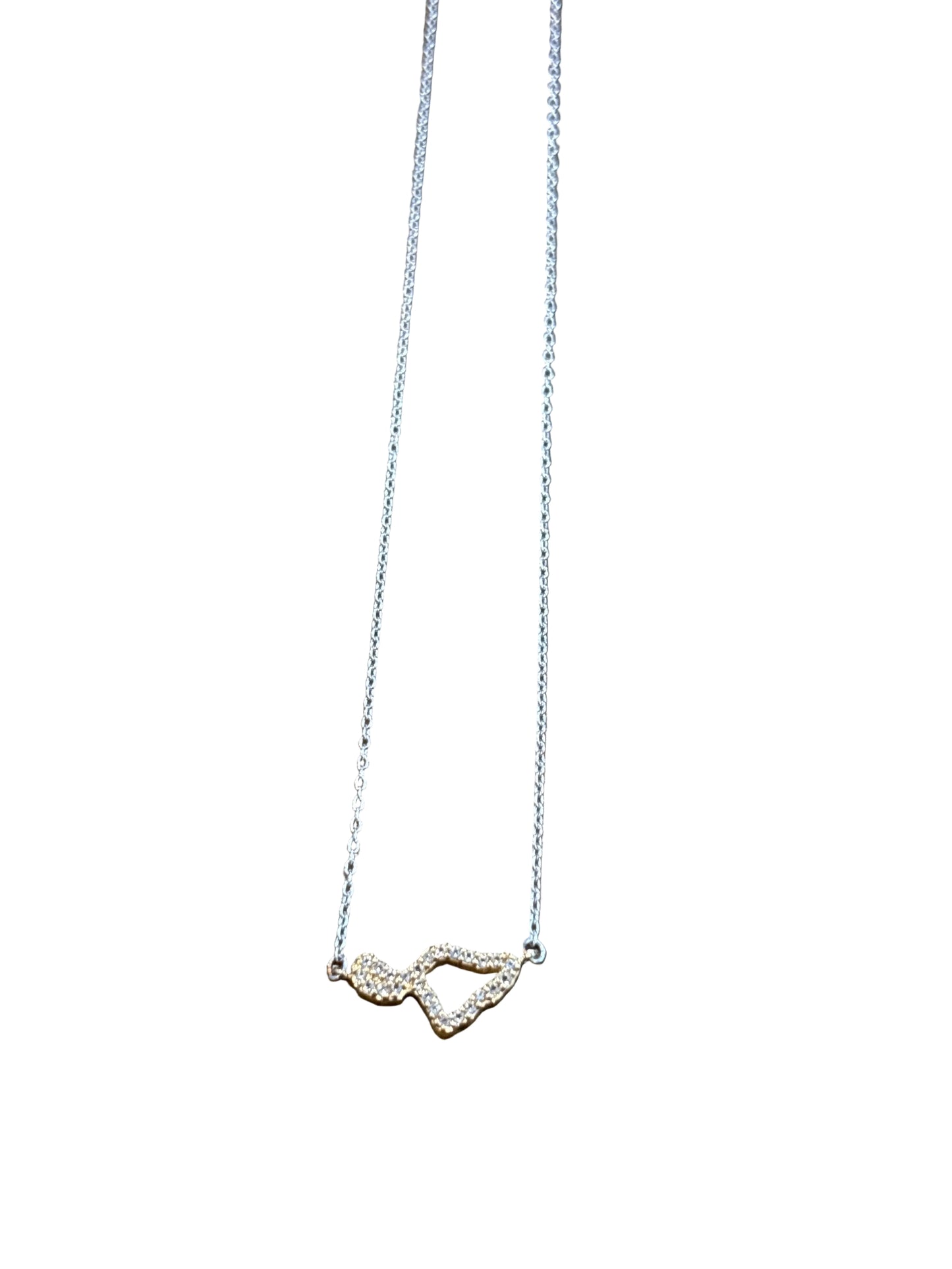 Topaz Maui Outline Necklace SS