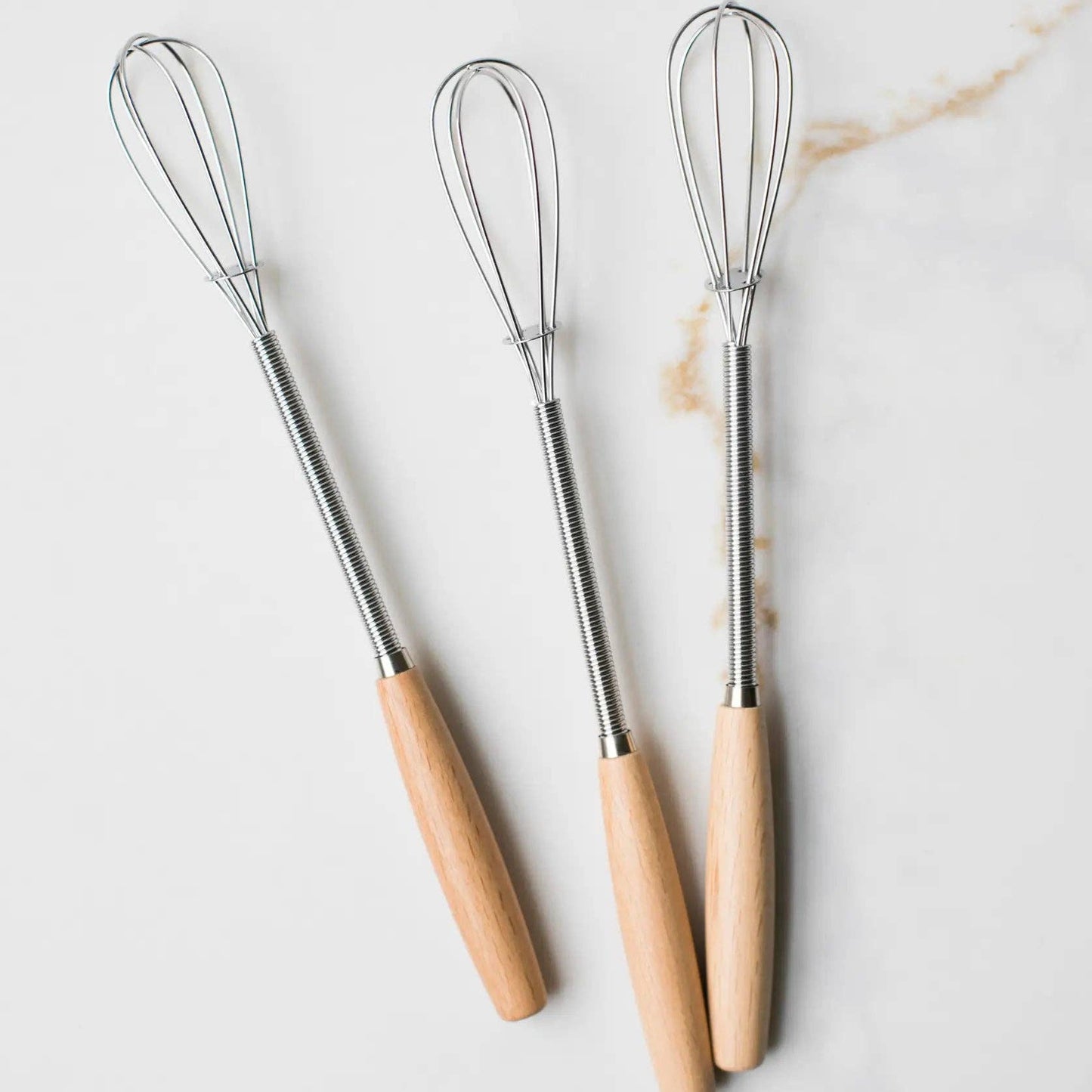 Mini Whisk w/Wood Handle