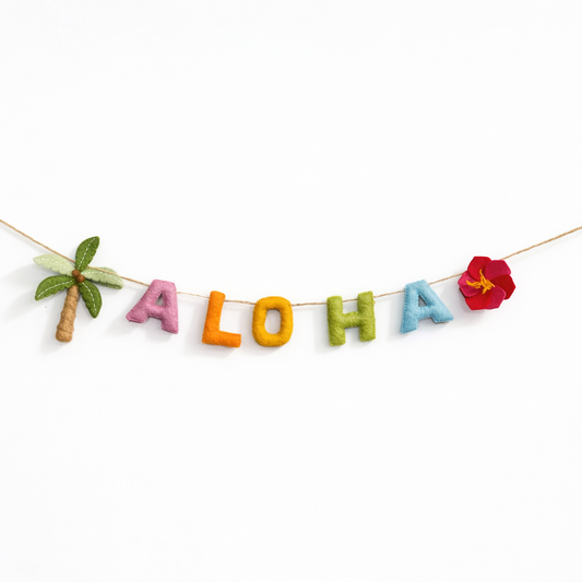 Felt Aloha Garland