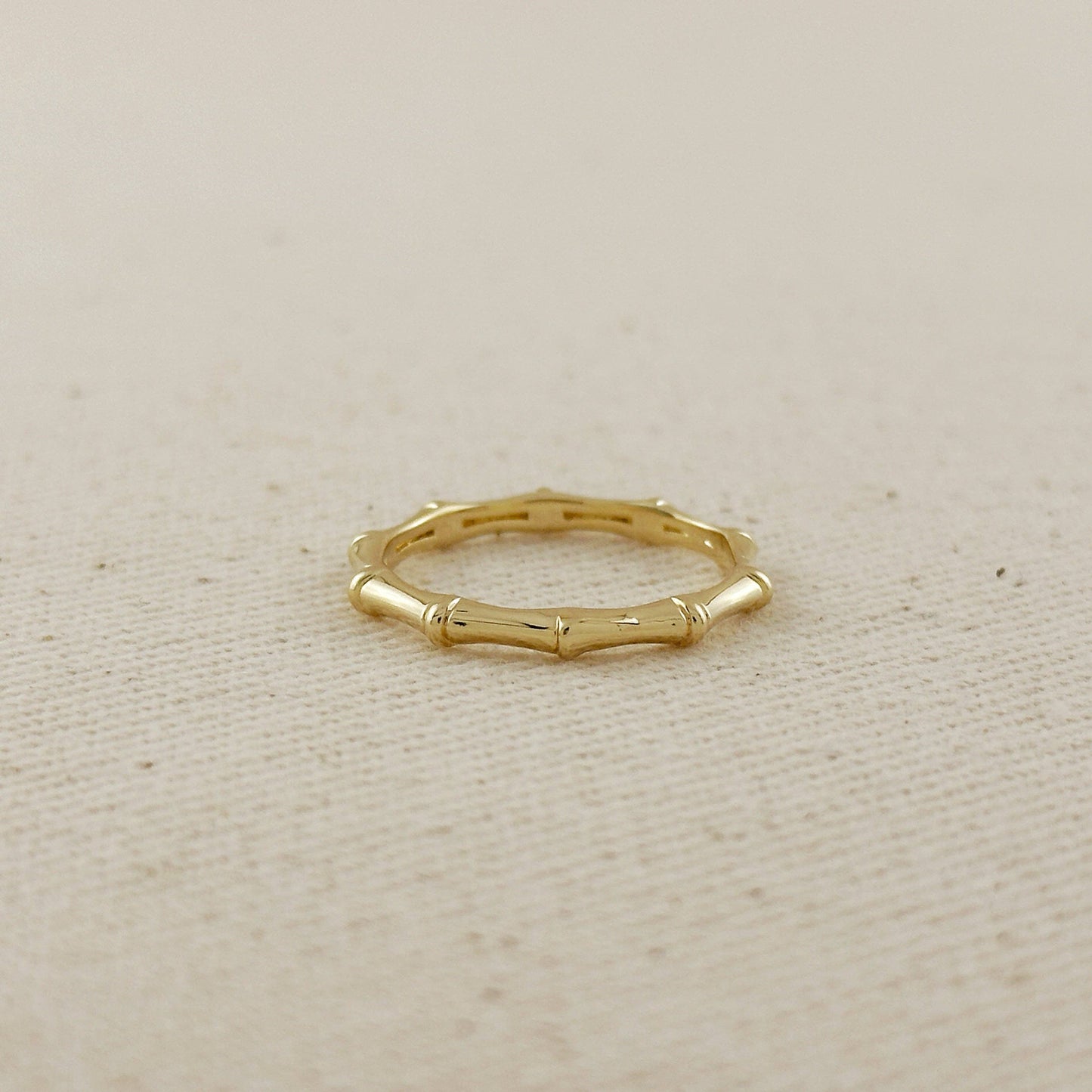 18K GF Bamboo Band Ring