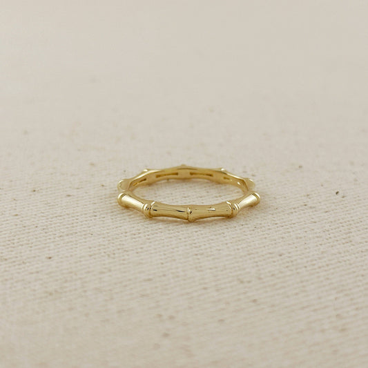 18K GF Bamboo Band Ring