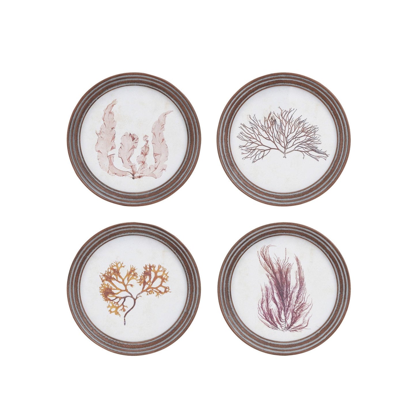 MDF Framed Glass Wall Décor, 4 Styles