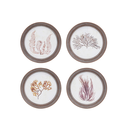 MDF Framed Glass Wall Décor, 4 Styles