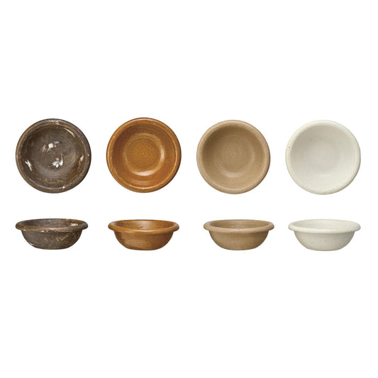 Stoneware Vintage Reproduction Bowl, 4 Colors (Each One Will Vary)